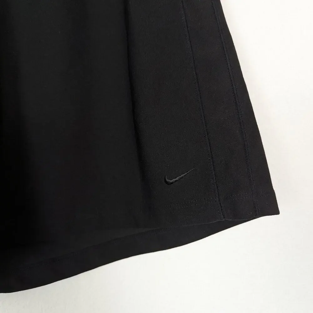 Nike Black Athletic Fit Dry Logo Workout Shorts